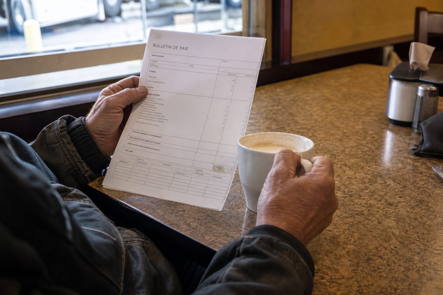 Salaire de conducteur routier en Belgique : lire la fiche de paie et les frais